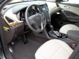 2013 Hyundai Santa Fe Sport Beige Interior