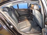 2012 BMW 7 Series ActiveHybrid 750i Sedan Rear Seat