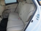 2010 Toyota Venza I4 Rear Seat