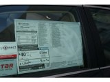 2013 Toyota Camry Hybrid XLE Window Sticker