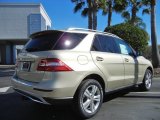 Pearl Beige Metallic Mercedes-Benz ML in 2013