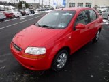 2005 Chevrolet Aveo Victory Red