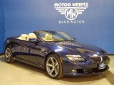 2008 Deep Sea Blue Metallic BMW 6 Series 650i Convertible #76278983