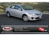 2013 Classic Silver Metallic Toyota Corolla LE #76278964