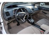 2011 Honda Civic LX Sedan Beige Interior