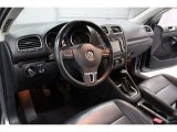 2010 Volkswagen Jetta TDI SportWagen Titan Black Interior