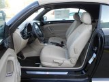 2013 Volkswagen Beetle 2.5L Convertible Beige Interior
