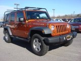 2011 Jeep Wrangler Unlimited Rubicon 4x4 Front 3/4 View