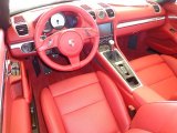 2013 Porsche Boxster S Carrera Red Natural Leather Interior