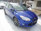Performance Blue Ford Focus in 2013