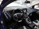2013 Ford Focus Titanium Hatchback Arctic White Interior