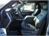 2013 Ford F450 Super Duty Lariat Crew Cab 4x4 Black Interior