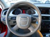 2009 Audi A4 2.0T Premium quattro Sedan Steering Wheel