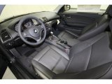 2013 BMW 1 Series 128i Coupe Black Interior