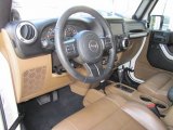 2011 Jeep Wrangler Sahara 4x4 Black/Dark Saddle Interior