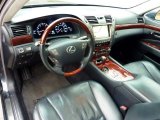 2007 Lexus LS 460 L Black Interior