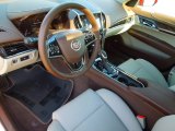 2013 Cadillac ATS 2.5L Luxury Light Platinum/Brownstone Accents Interior