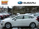 2013 Satin White Pearl Subaru Impreza 2.0i Premium 5 Door #76389093