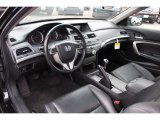 2009 Honda Accord EX-L V6 Coupe Black Interior