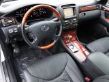 2004 Lexus LS 430 Black Interior