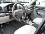 2012 Kia Sorento LX V6 AWD Gray Interior