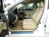 2012 Acura TSX V6 Technology Sedan Parchment Interior