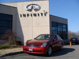 2006 Garnet Fire Red Metallic Infiniti G 35 x Sedan #7635030