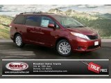 2013 Salsa Red Pearl Toyota Sienna LE AWD #76434101