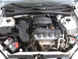 2003 Honda Civic DX Coupe 1.7 Liter SOHC 16V 4 Cylinder Engine