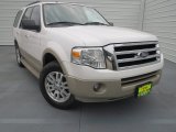 White Platinum Tri-Coat Metallic Ford Expedition in 2010