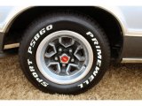 Chevrolet El Camino 1987 Wheels and Tires