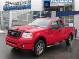 2008 Bright Red Ford F150 STX SuperCab 4x4 #76456329