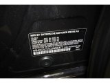 2012 5 Series Color Code for Dark Graphite Metallic II - Color Code: B90