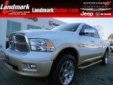 2012 Bright White Dodge Ram 1500 Laramie Longhorn Crew Cab 4x4 #75394365