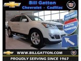 2013 White Diamond Tricoat Chevrolet Traverse LTZ AWD #76500011