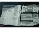 2012 Nissan Altima 2.5 S Coupe Window Sticker