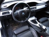 2006 BMW 3 Series 330i Sedan Black Interior