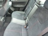 2013 Subaru Impreza WRX STi 4 Door Rear Seat