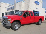 2009 Red Ford F250 Super Duty XLT SuperCab 4x4 #76499589