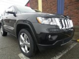 2013 Brilliant Black Crystal Pearl Jeep Grand Cherokee Overland 4x4 #76500141