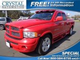 2005 Flame Red Dodge Ram 1500 SLT Quad Cab #76499843