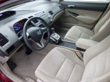 2010 Honda Civic LX Sedan Beige Interior
