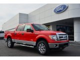 2013 Race Red Ford F150 XLT SuperCrew 4x4 #76499544