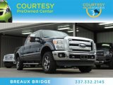 2011 Dark Blue Pearl Metallic Ford F250 Super Duty Lariat Crew Cab 4x4 #76499969