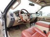 2010 Ford F250 Super Duty King Ranch Crew Cab 4x4 Chaparral Leather Interior