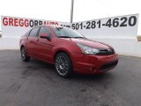 2011 Sangria Red Metallic Ford Focus SES Sedan #76499691