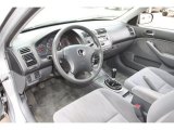 2003 Honda Civic LX Sedan Gray Interior