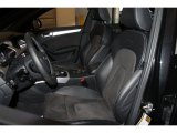 2010 Audi A4 2.0T quattro Sedan Black S Line Interior