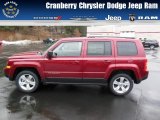 Deep Cherry Red Crystal Pearl Jeep Patriot in 2013