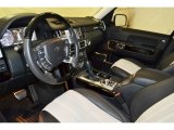 2010 Land Rover Range Rover Supercharged Duo-Tone Jet Black/Ivory White Interior